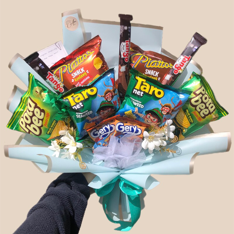 

Buket snacks sedang