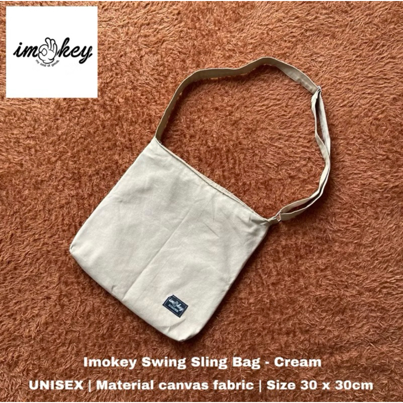 Imokey Swing Sling Bag - Cream Unisex