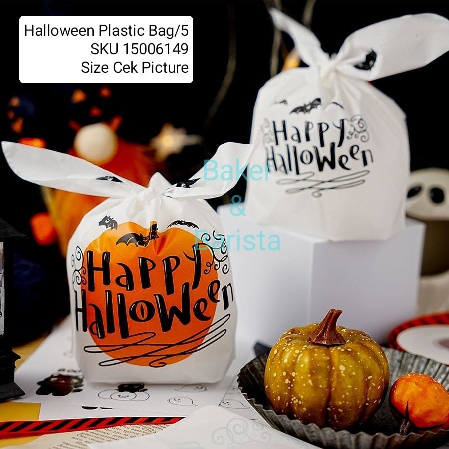 

Halloween Plastic Bag/5 Halloween Packaging Box kado gift Halloween