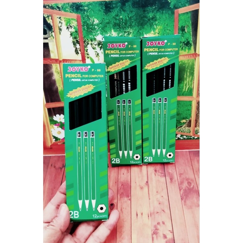 

Pencil Joyko P-88 2B 12 Pcs Computer Sekolah Stationery