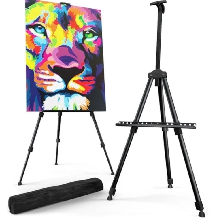

KODE L19D Stand Lukis Standar Holder Papan Kanvas Lukisan Easel Melukis Standing