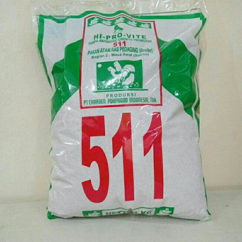 HI PRO VITE 511 PAKAN AYAM PEDAGING VOER PENGGEMUK ORIGINAL VOER 511