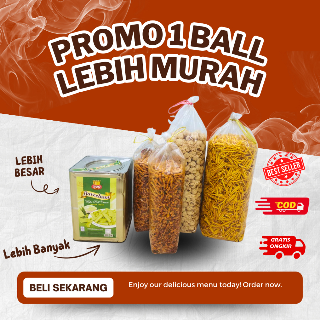 

Snack Kiloan Pedas Gurih / Basreng Pedas / Stik talas/Astor/Keripik Singkong/ Enak dan Gurih/ Pedas Manis