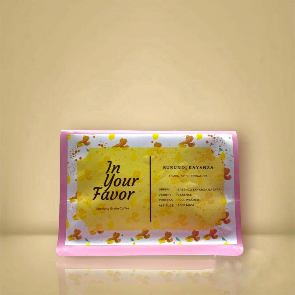 

Arabica Coffee Beans Burundi Kayanza Full Wash by InYourFavor 100gr
