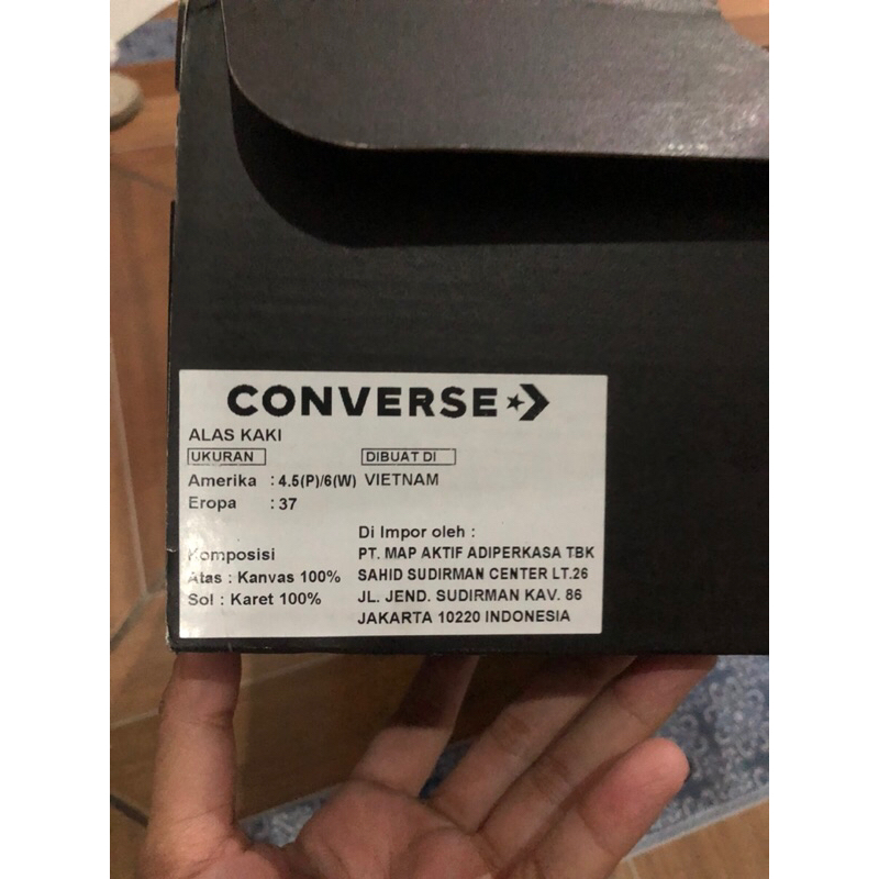 Sepatu converse murah size 36 (insole 22,5)
