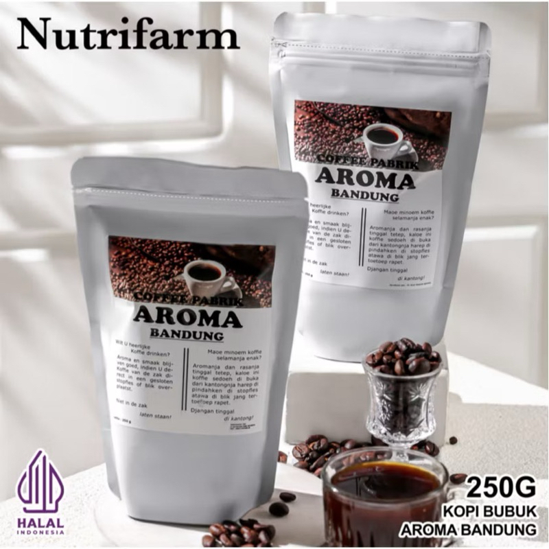 

KOPI AROMA BANDUNG TORAJA ARABIKA ROBUSTA 250GR / BANDUNG AROMA COFFEE / KOPI AROMA BANDUNG TORAJA