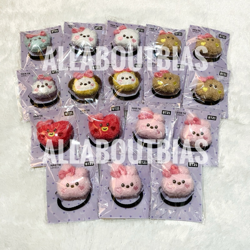 [Ready] BT21 Minini Plush Hair Tie Lovely Pita Official