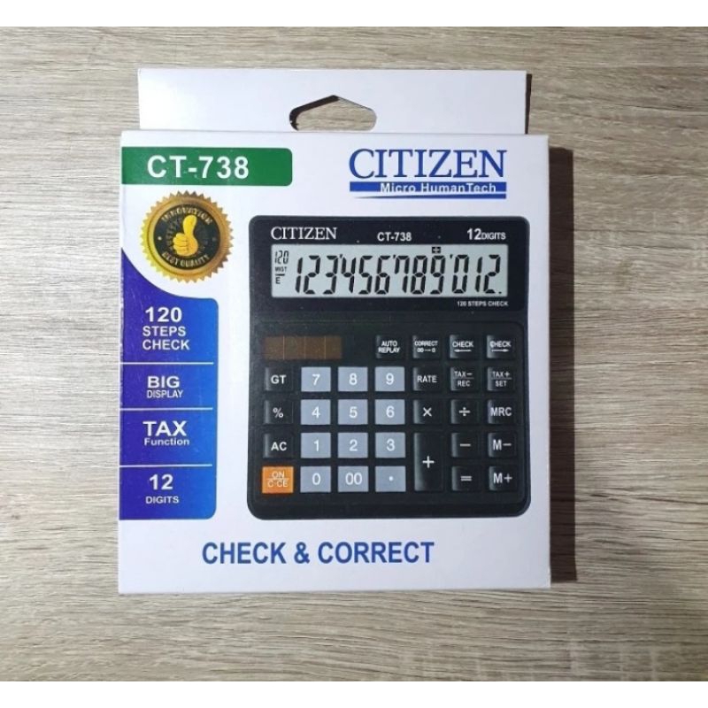 

CITIZEN CT 738 ~Kalkulator / Calculator CT-738