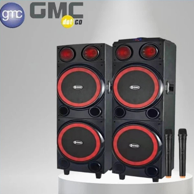Speaker Bluetooth Double GMC 899L 2 MIC 1 Set 2 Speaker 10" x 4 Garansi Resmi