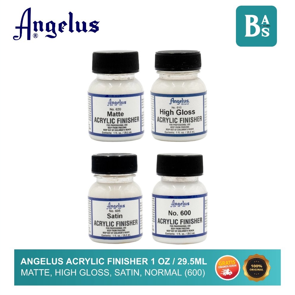 

ART M4Q Angelus Acrylic Finisher Gloss Satin Matte Normal 1oz295ml
