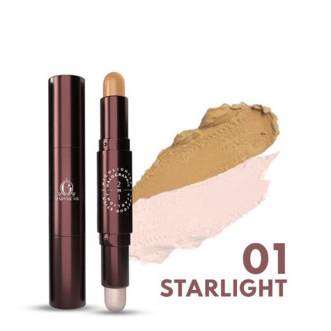 

ART X3H5 Madame Gie halographic 2in1 Highlighter contour stick