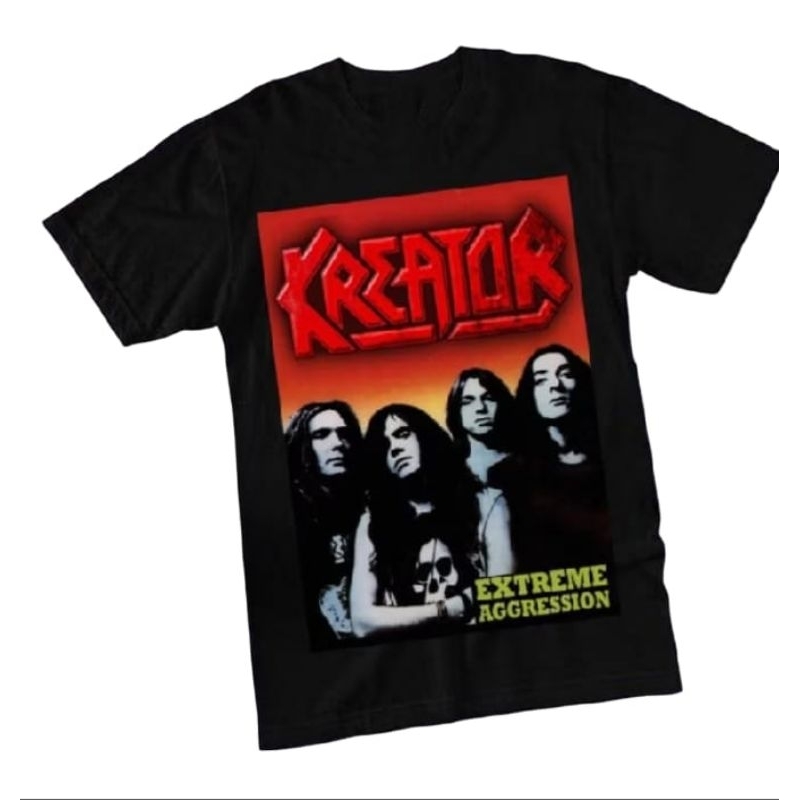 KAOS BAND KREATOR EXTREME AGGRESSION KAOS LENGAN PENDEK