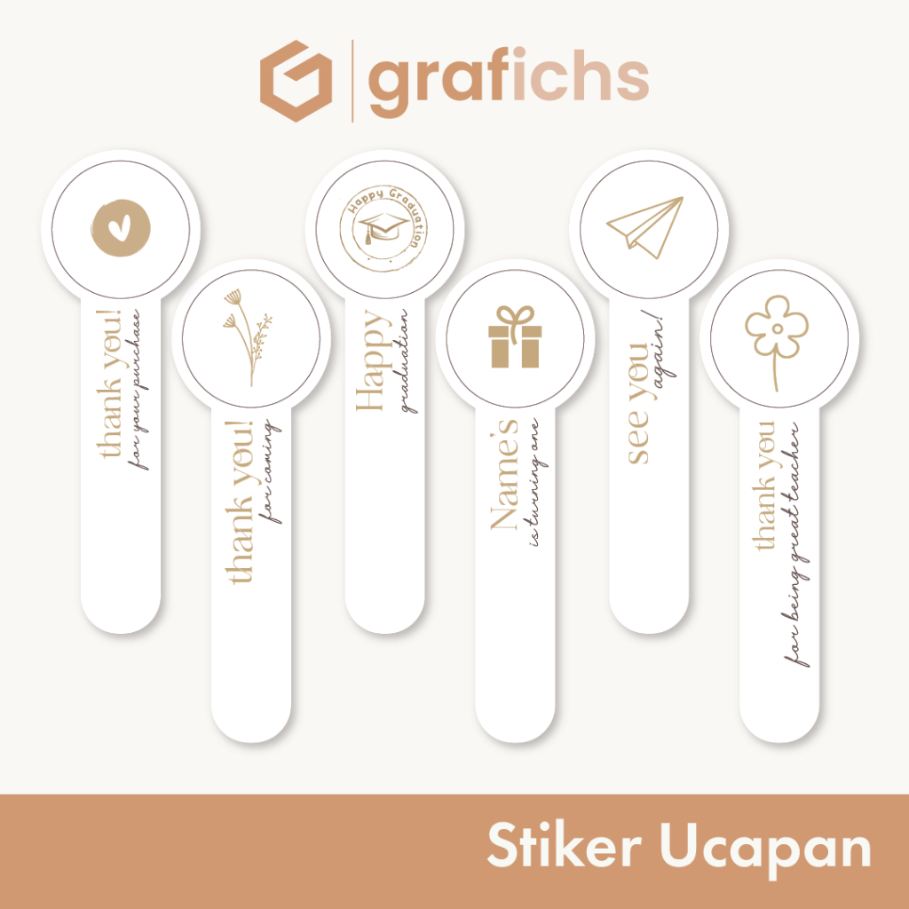 

Stiker Label Ucapan GISU31-36 by Grafichs
