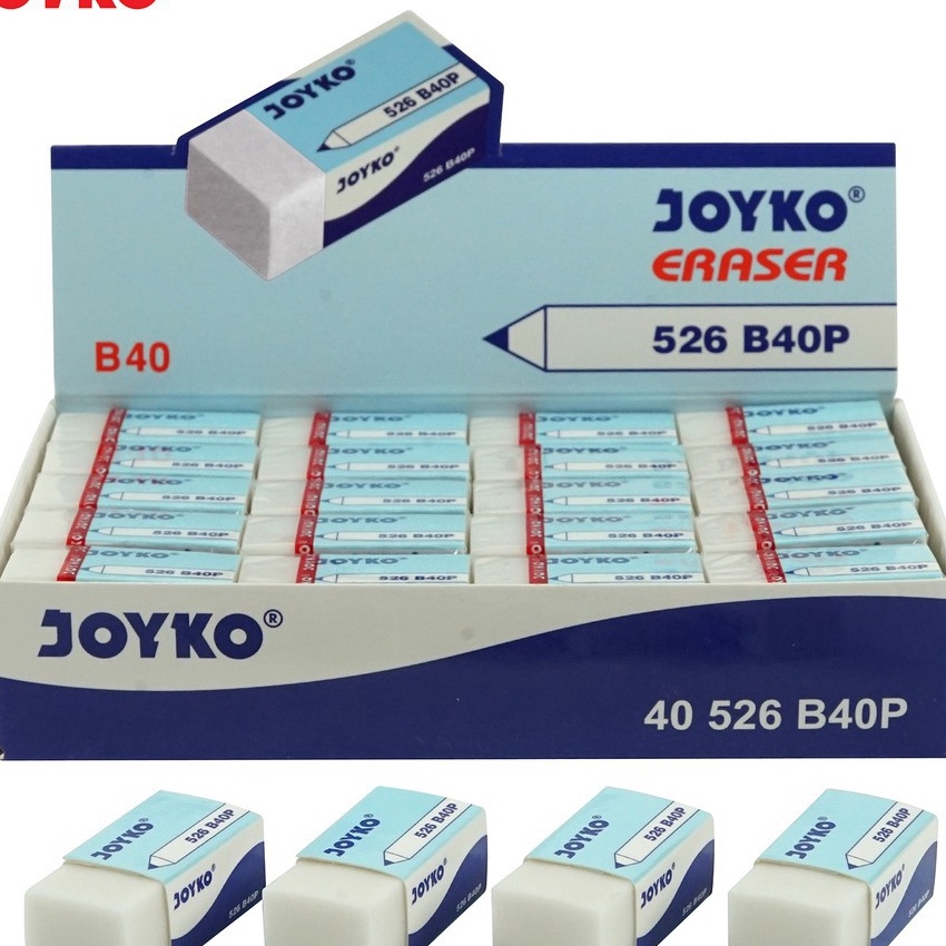 

murah BOX 4PCS Eraser Penghapus Joyko 526B4P