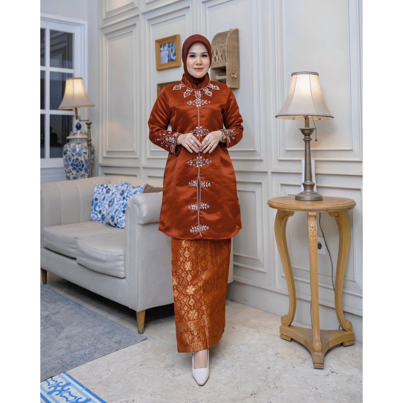 SET KEBAYA TAFETA PAYET // SETELAN BAJU TAFETA PAYET // BAWAHAN ROK SONGKET