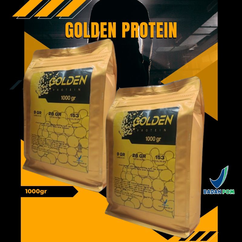 

GOLDEN PROTEIN _ Whey protein bubuk kedelai - 2000gram