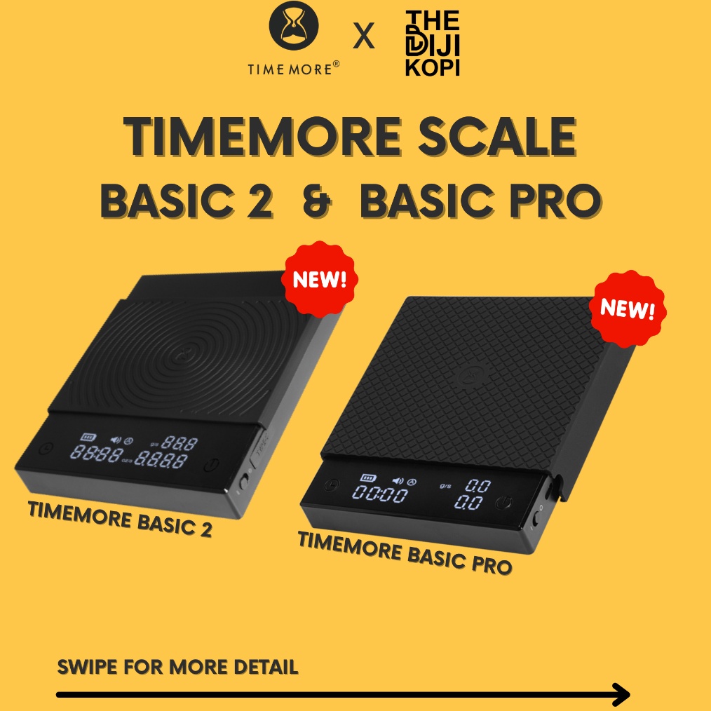 ART C8L Timemore Black Mirror Digital Scale Basic Plus 2 Timbangan Kopi Digital