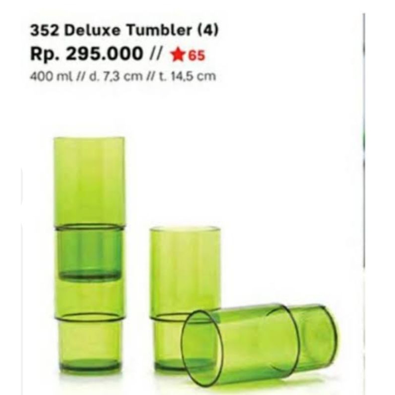 gelas crystal tupperware