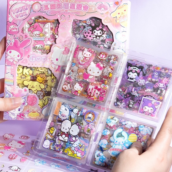 

SUPER HEMAT Sticker Sanrio Hello Kitty 2D Dekorasi Anak Cewek Perempuan Aesthetic Isi 1 lembar per box