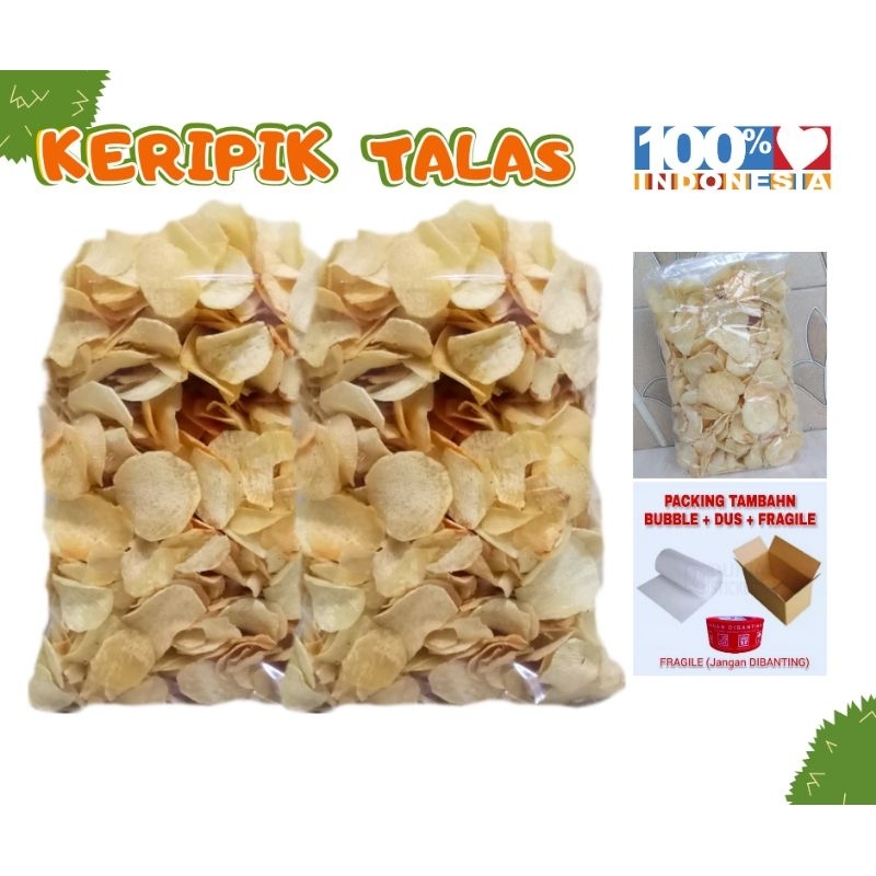 

CEMILAN KERIPIK TALAS MBOTE MAKANAN RINGAN RASA ORIGINAL 1KG