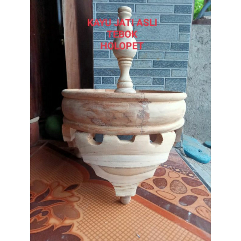 TEBOK HOLOPET PLECI KAYU JATI uk 23