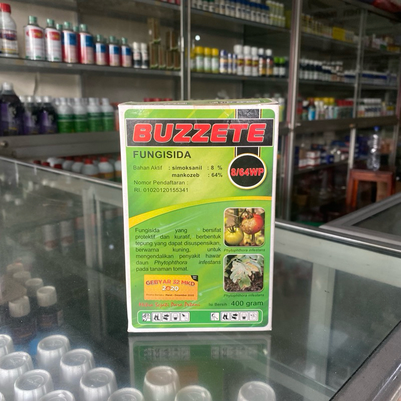 FUNGISIDA BUZZETE 8/64 WP - 400 gram MKD simoksanil dan mankozeb