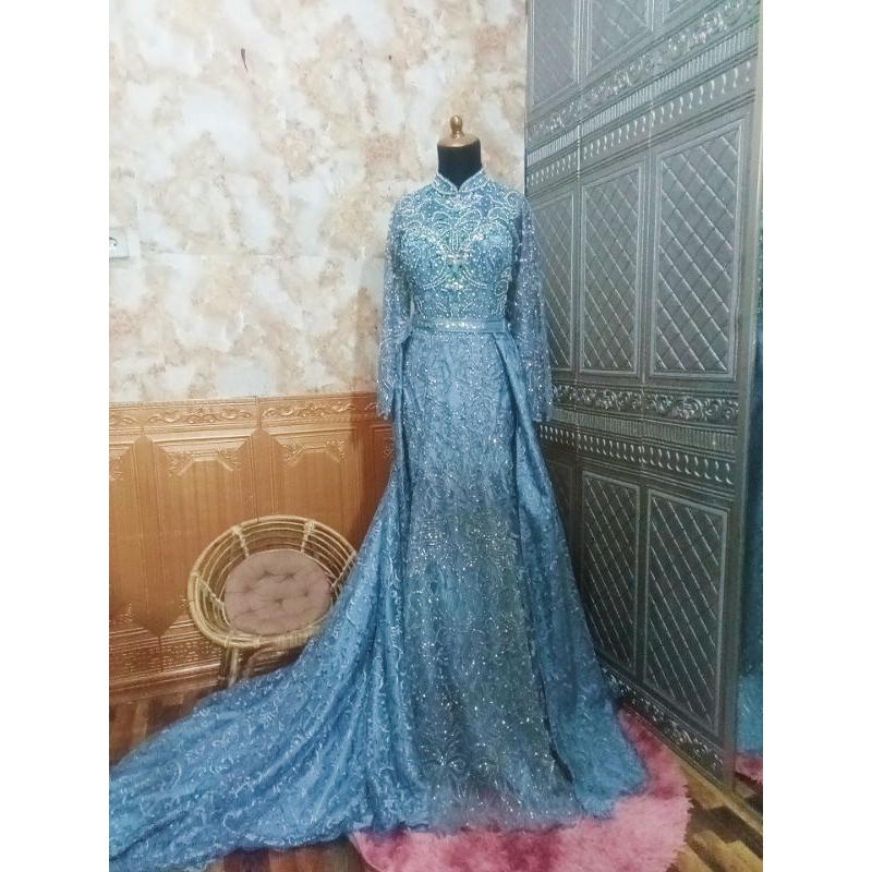 gaun pengantin preloved