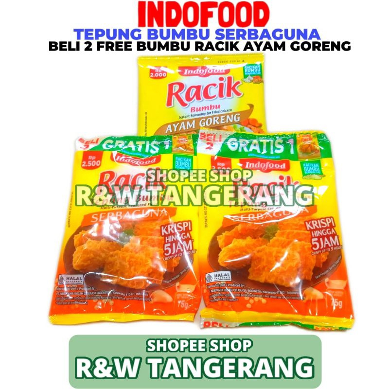 

Indofood Tepung Bumbu Serbaguna 2 Sachet Isi 75 Gram