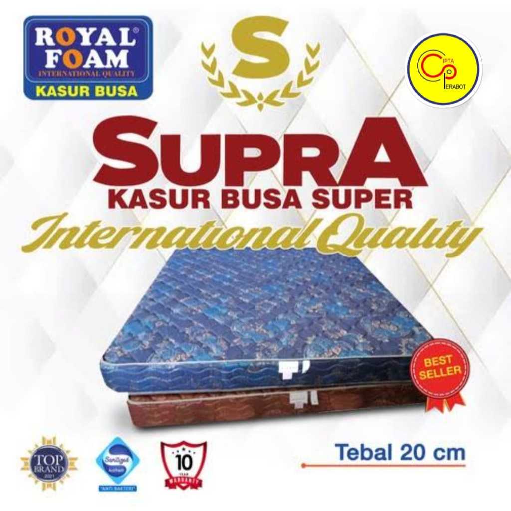 Kasur busa Supra dari Royal Foam Bergaransi 10 Tahun