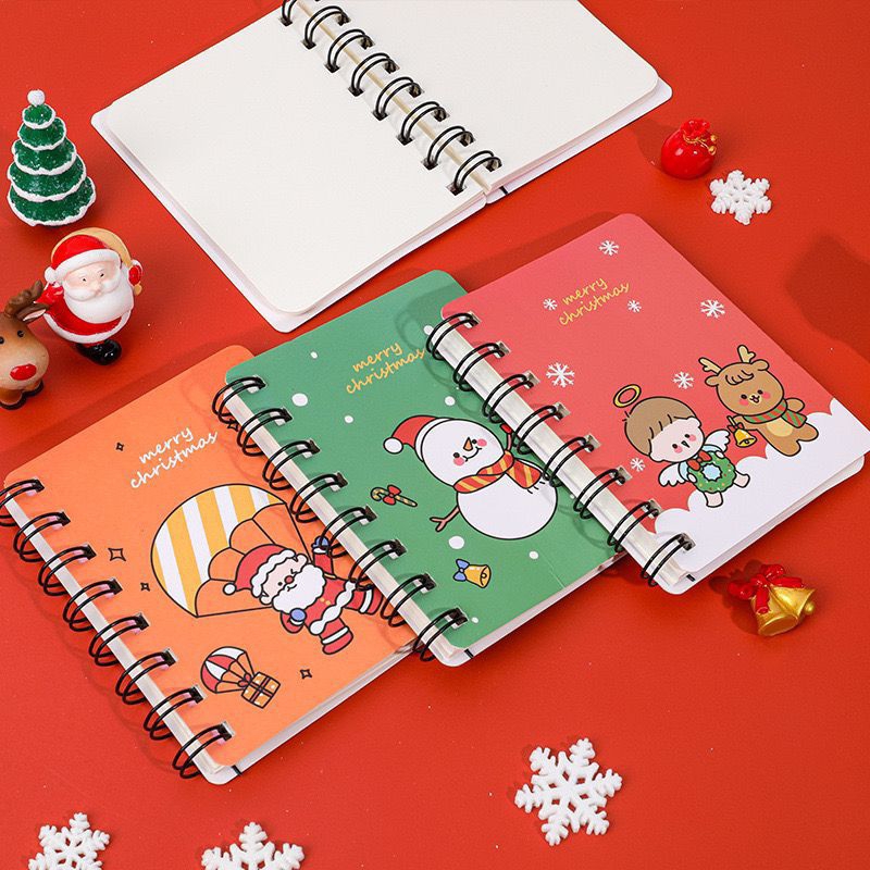 

NOTEBOOK NATAL MINI A7 LUCU / BUKU CATATAN SAKU MINI NATAL