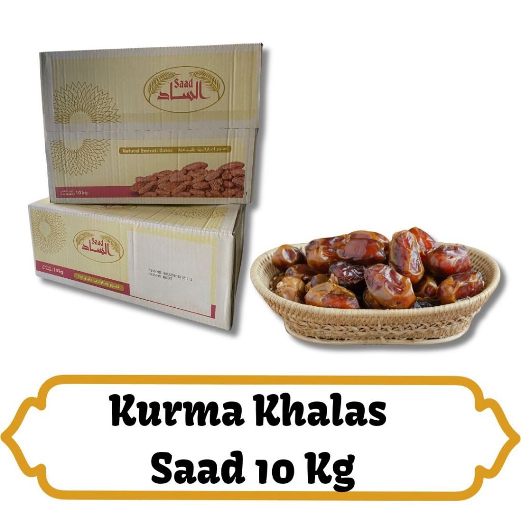 

OLEH OLEH HAJI DAN UMROH 1 KARTON KURMA KHALAS SAAD 10KG I KURMA KHOLAS BASAH I KURMA BASAH ASLI ABU DHABI