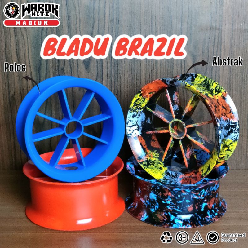 Bladu/Gulungan Layangan Warok Model Bladu BRAZIL Super Tebal (Gratis tambah nama)
