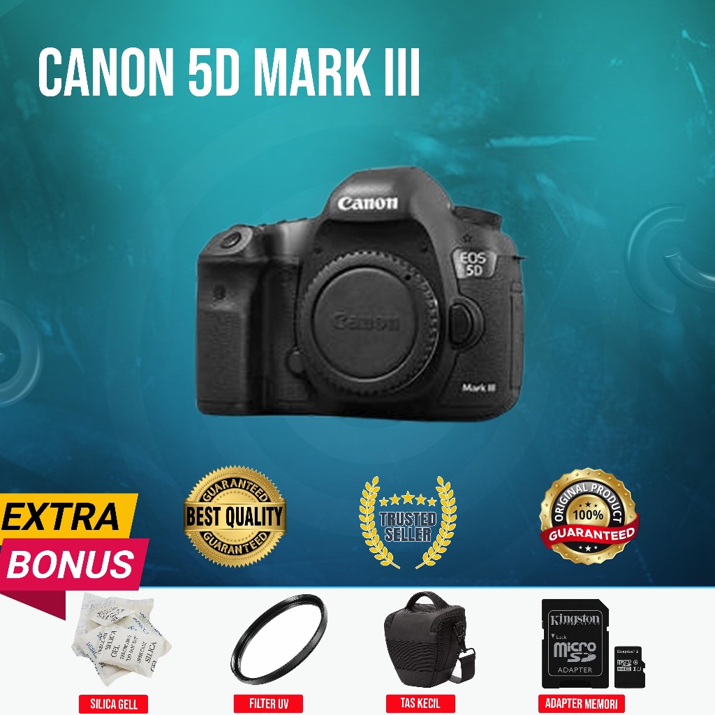 [GUBUK KAMERA] DSLR CANON 5D MARK III BODY ONLY ORIGINAL NORMAL MULUS MURAH (SECOND)