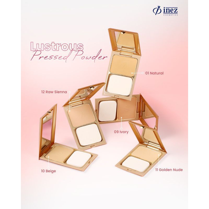 INEZ 900 Lustrous Pressed Powder PoudrePressee Brillante Poudre Presse Brillante/ two way cake inez 