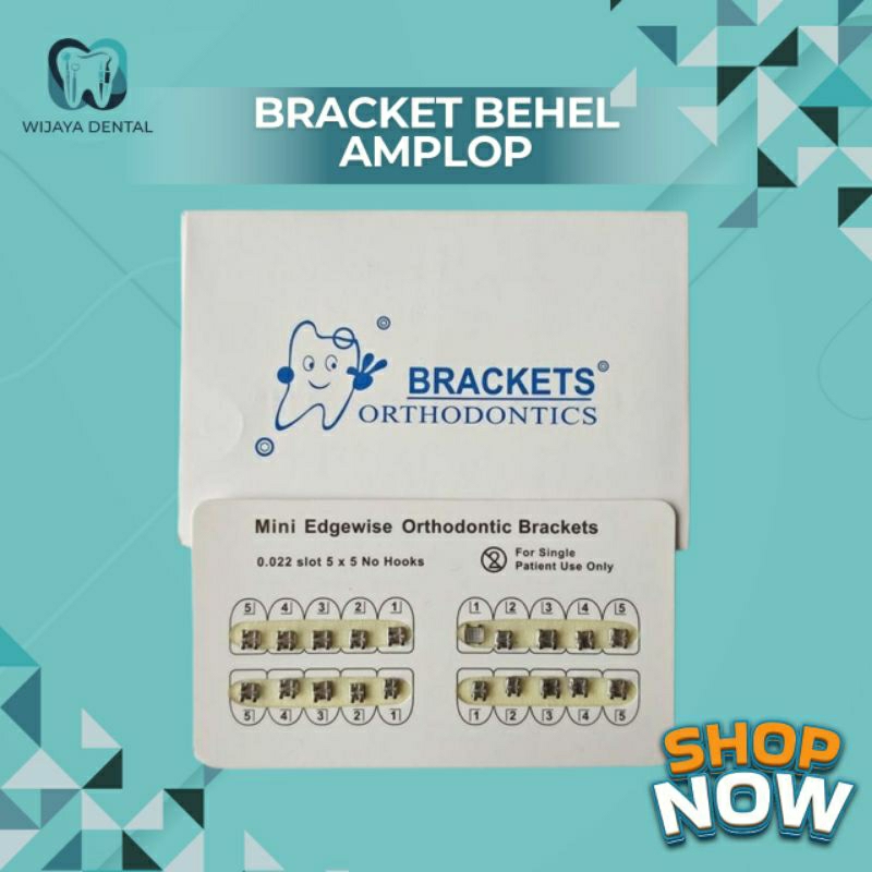 1 PACK ISI 20 BRACKET BEHEL AMPLOP BEHEL GIGI / BEHEL GIGI / BRACKET BEHEL / BRACKET TERMURAH