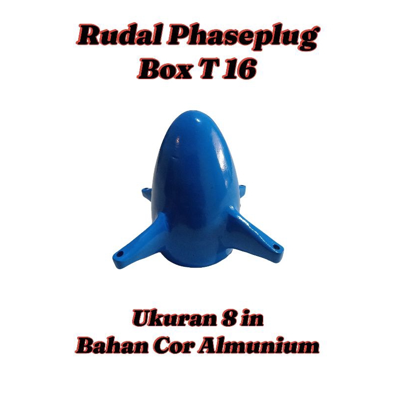 RUDAL ( PHASEPLUG ) BOX T16 UNTUK SPEAKER 8 IN ( WARNA BIRU )