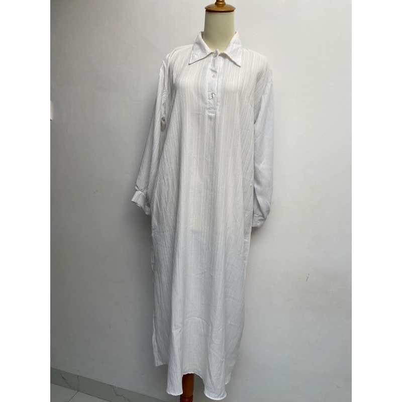 Preloved Gamis Putih No Brand