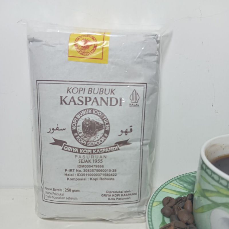 

Kopi Sepoor 250gram Kaspandi klasik bubuk halus