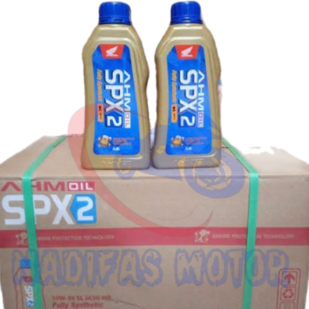Oli Honda AHM SPX2 Matic 800ml / 0.8 Liter 10W-30 REP Z0 1 Dus Isi 24 Botol Original Oil Mesin Motor