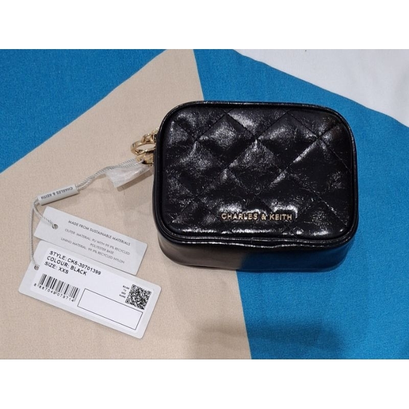 Dompet Carholder CK Apfra Quilted Wrislet Pouch