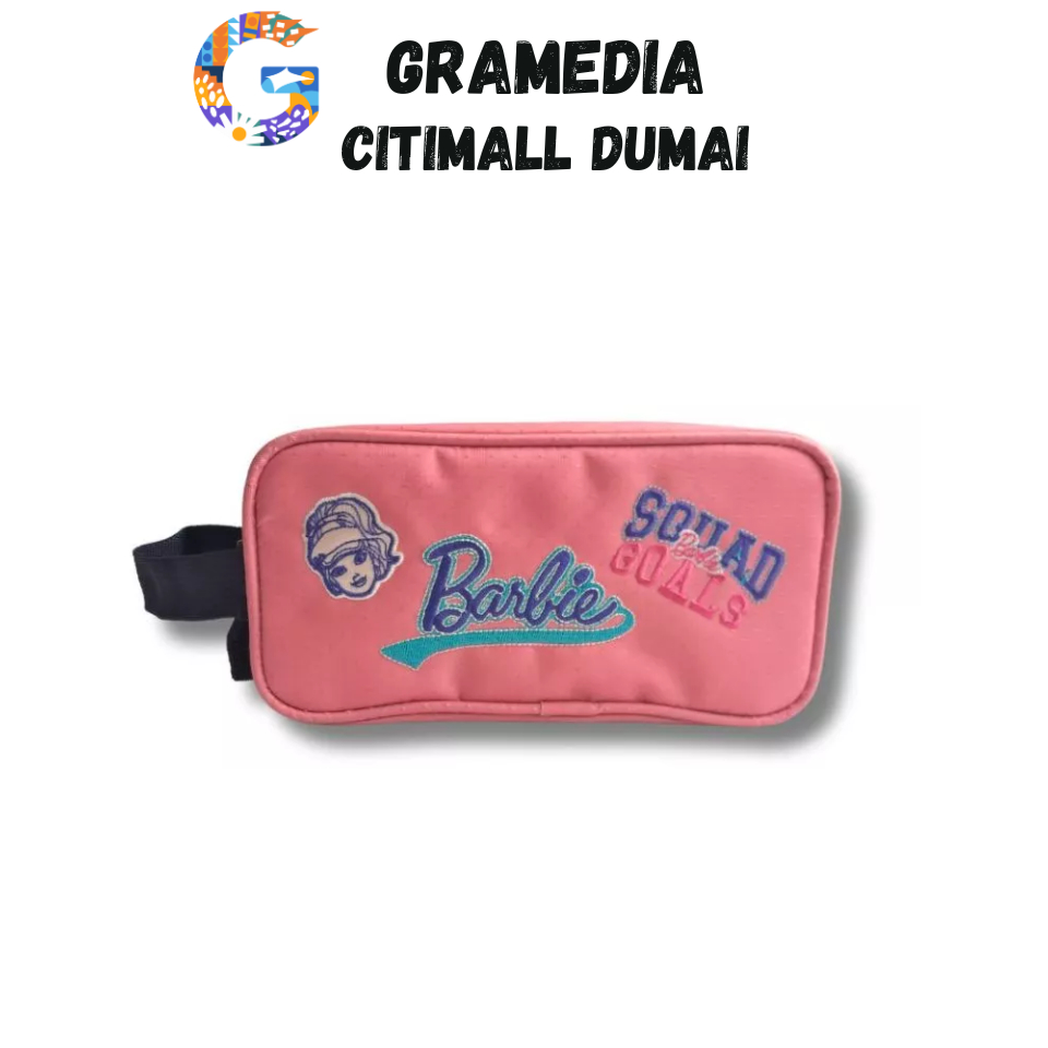 

Gramedia Dumai_Barbie Squad Goals Pencil Case - Tempat Pensil/Alat Tulis