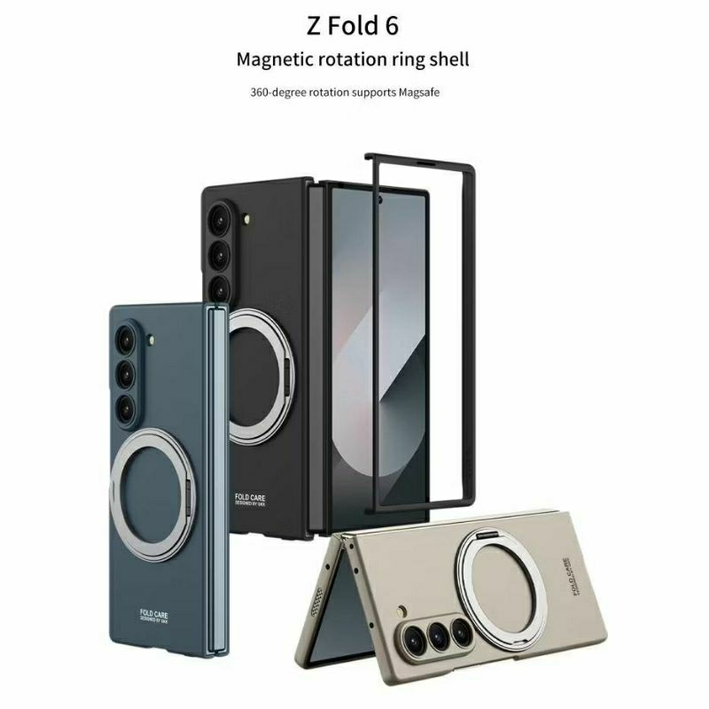 CASE RING MAGSAFE SAMSUNG GALAXY Z FOLD 6 5G CASING RING BISA DIPUTAR STANDING
