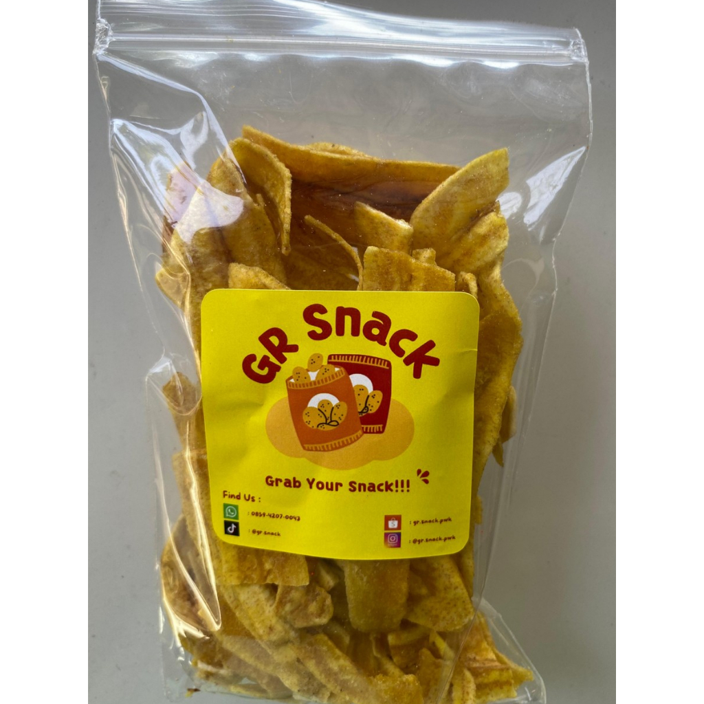 

[ GR SNACK ] Keripik pisang original 100gr / keripik pisang asin gurih 100gram