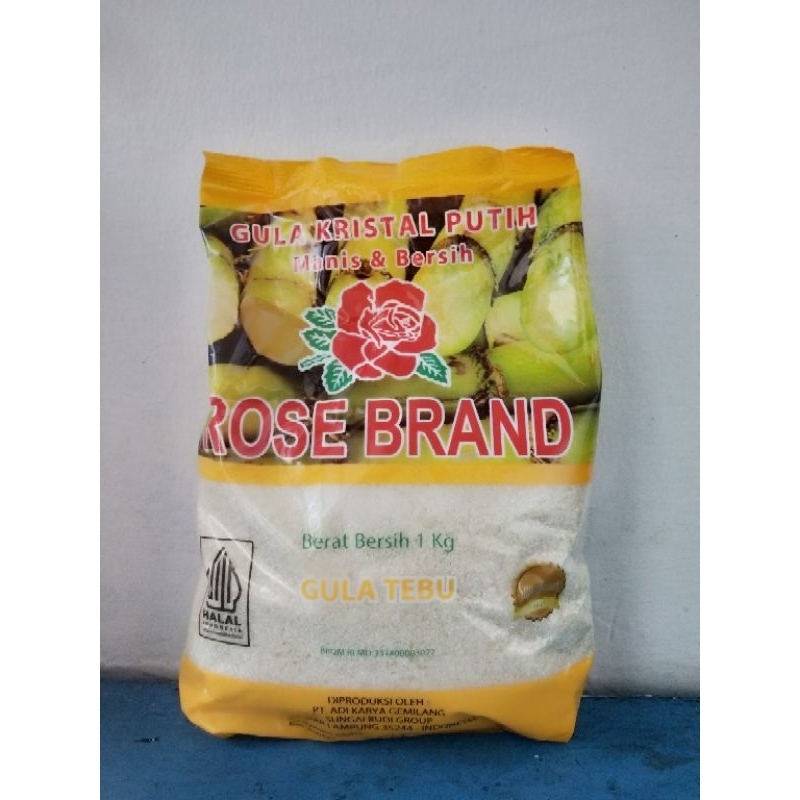 

gula pasir rose brand kemasan 1 kg