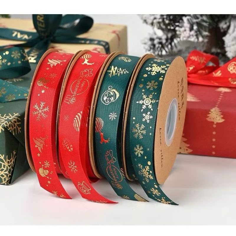 

PITA NATAL (ECERAN) PERMETER MERRY CHRISTMAS /MERRY CHRISTMAS MOTIF RUSA/SNOW FLAKES/BAHAN SATIN