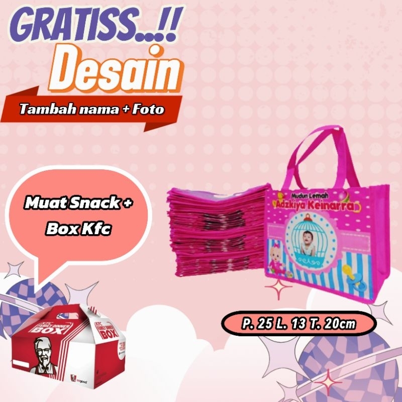 

Tas ulang tahun/goodiebag murah/Tas souvenir ulang tahun/Tas ultah murah