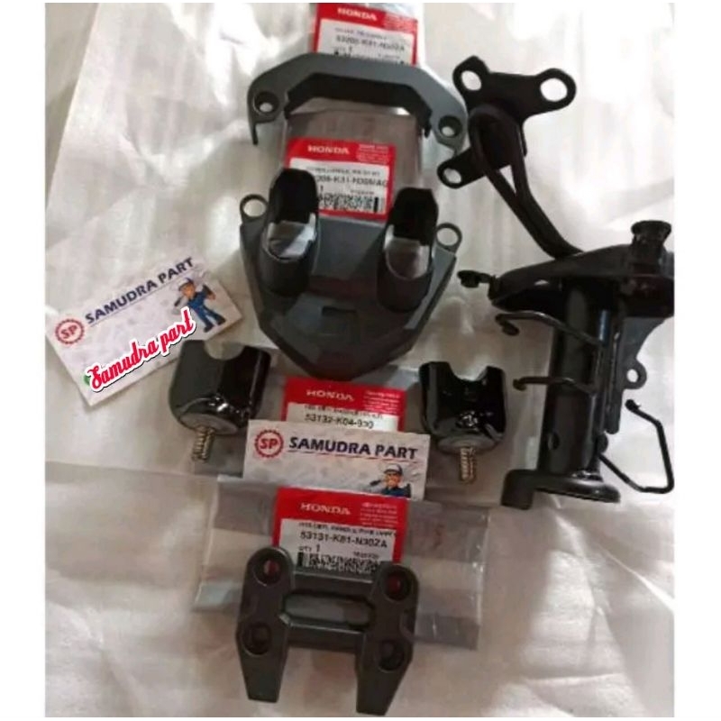 Cover Dudukan pangkon Stang stir Beat street original satu set