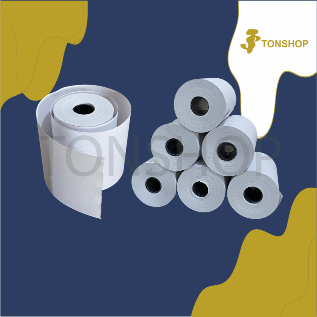

KERTAS STRUK HVS 1PLY 75x60 UNTUK PRINTER KASIR DOT MATRIX (1PLY)