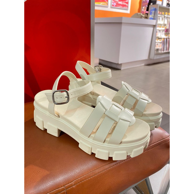 Payless Brash Royalty Womens Demeter Platform Sandals - White