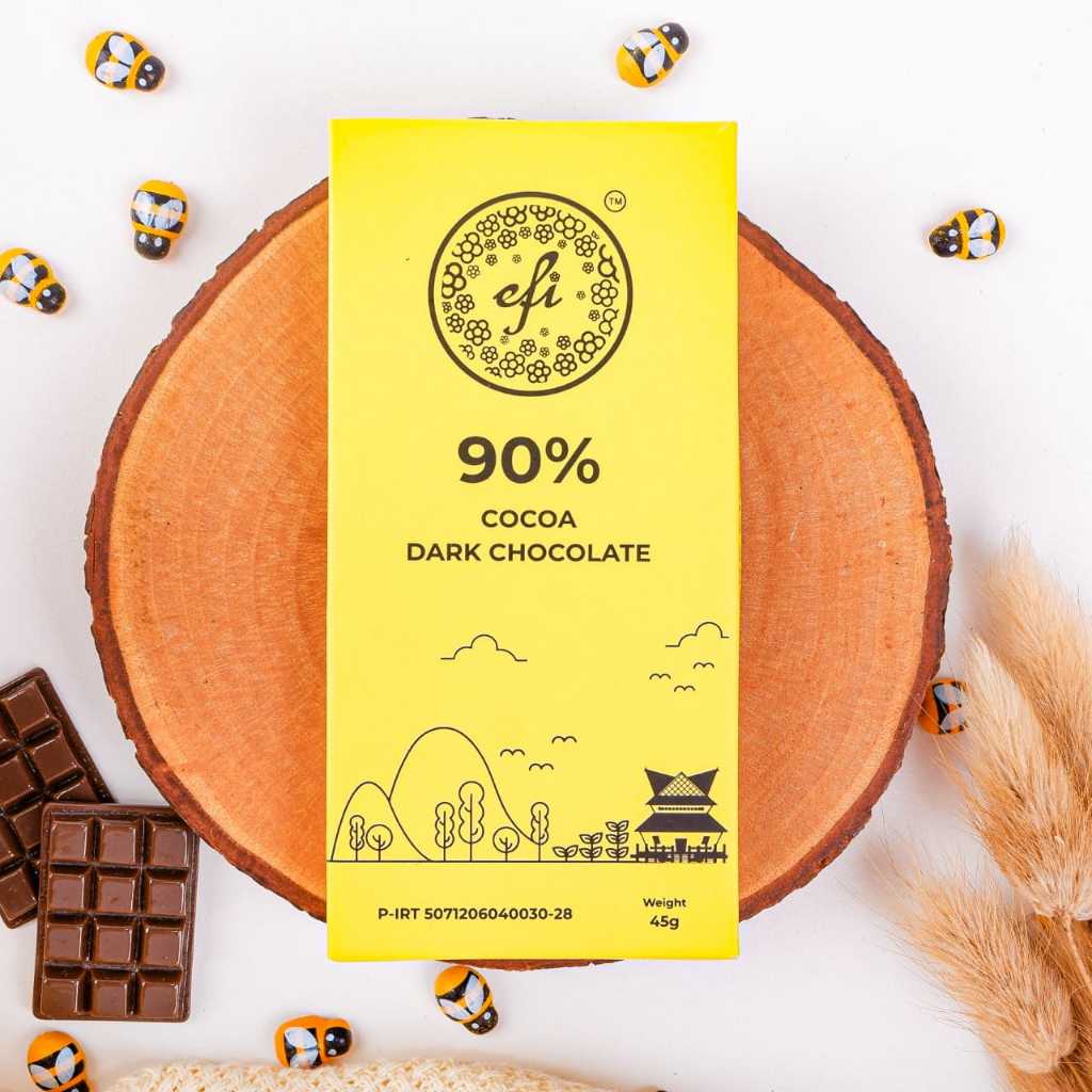 

Dark Chocolate Efi 90% | Dari Biji Kakao Premium Asli Indonesia